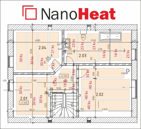 Reálný život s podlahovým topením NanoHeat