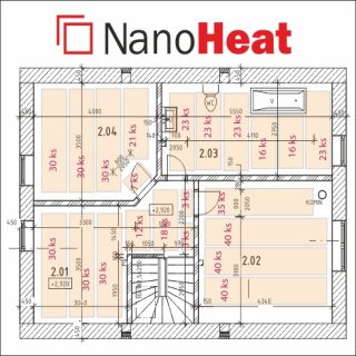 Reálný život s podlahovým topením NanoHeat